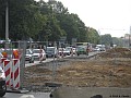 Baustelle Stadion, Stau