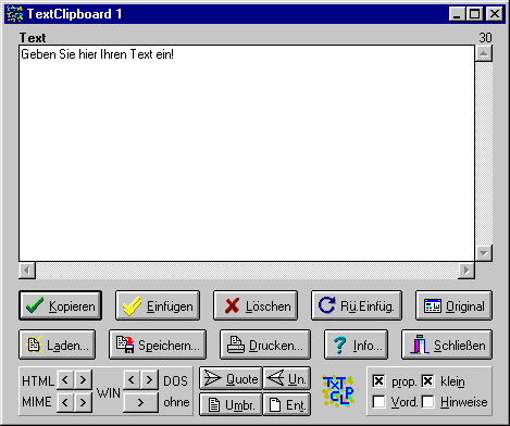 Screenshot 32 Bit - 9 kByte